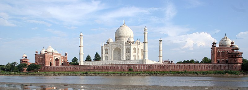 150pxTaj Mahal world heritage site in Agra, India.