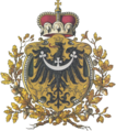 Znak Slezska bez klenotu, s knížecí korunou, autor Hugo Gerhard Ströhl