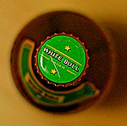 White Bull brewed at Southern Sudan Beverages Limited.