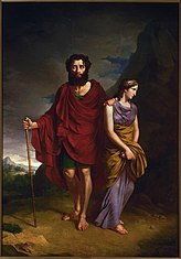 Oedipus and Antigone, 1828