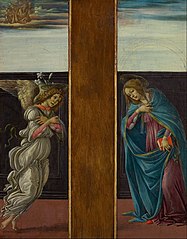 Annunciation by Sandro Botticelli, c. 1495-1498
