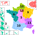 European Parliament constituencies in France (2004 to 2019)