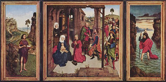 El retablo llamado "la perla de Brabante", ca. 1470.[123]​