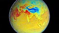 Image 28During summer, warm continental masses draw moist air from the Indian Ocean hence producing heavy rainfall. The process is reversed during winter, resulting in dry conditions. (from Indian Ocean)