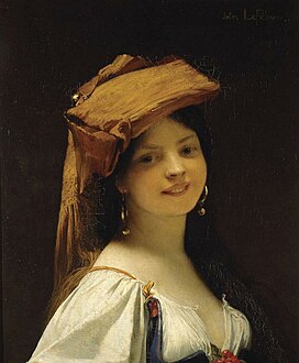 La rieuse (Italienne) (1876)