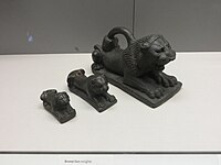 Assyrian lion weights (8th century BC) in the British Museum