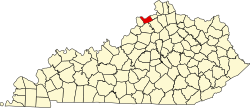 Koartn vo Carroll County innahoib vo Kentucky