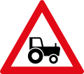 Agricultural vehicles ahead