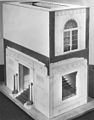 Un model de l'arquitecte Lorenzo Winslow que va utilitzar per explorar l'estructura de la Gran Escalera de la Casa Blanca per al seu redisseny de l'ala est.