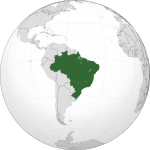 Peta sané nikayang Brazil