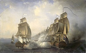 古達羅爾海戰 (1783年6月20日)，法國海軍將領皮埃爾·德·蘇弗朗和英國海軍將領愛德華·休斯的交戰。