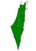 Westlich des Jordan gelegenes Gebiet des Völkerbundsmandates für Palästina