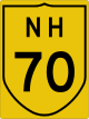 National Highway 70 shield}}