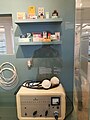 Image 12psychiatric medication and an ECT machine, in Berlin Museum of medical history (from History of psychiatry)