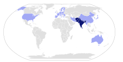 Localização da Associação Sul-Asiática para a Cooperação Regional