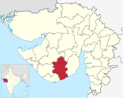 Amreli District location in Gujarat, India