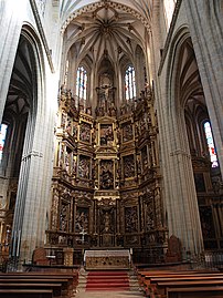 Retablo mayor de la catedral de Astorga.