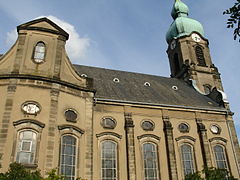 Iglesia Saint-Maurice (1913) de Freyming-Merlebach (Mosela)