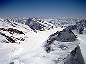 Rewliv Aletsch dhyworth an Jungfrau