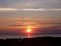 Image 53Sunset over Lake Winnebago. (from Geography of Wisconsin)
