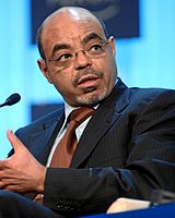 Meles Zenawi – former President and Prime Minister of Ethiopia. Meles acquired an MBA from the OU in 1995.[74]