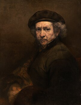 Рембрант — Аутопортрет, 1659. Дио колекције Националне галерије умјетности у Вашингтону.