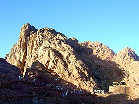 Vue du sommet du mont Sinaï.