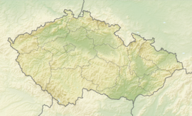 Poloha na mape Česka