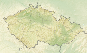 Map showing the location of Šumava