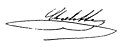 Assinatura de Carlota