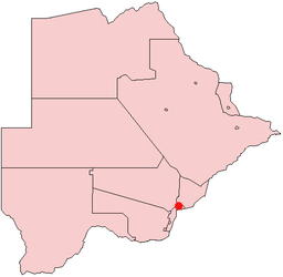 Gaborone – Mappa