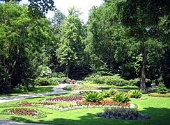A garden within the large Berlin Tiergarten city park