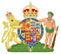 Escudo de la reina Alejandra Consorte de Eduardo VII (1901 - 1928)