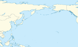 Ogasawara trên bản đồ Bắc Thái Bình Dương