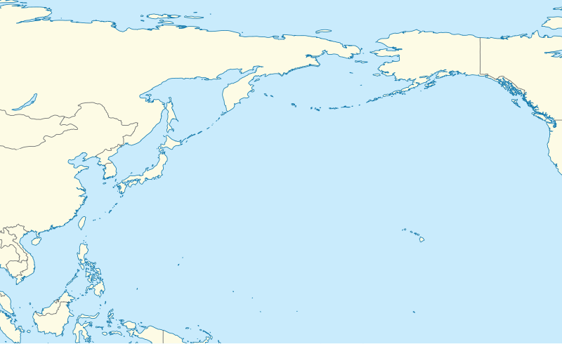 List of United States Air Force installations is located in North Pacific