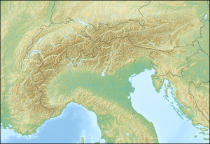 Battle of the Frigidus is located in Alps