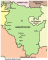 Mapa Baškortostánu