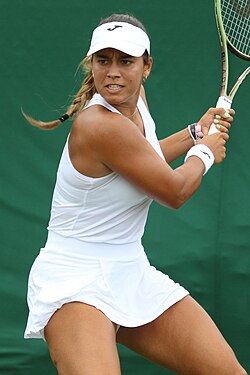 Bouzasová Maneirová ve Wimbledonu 2023