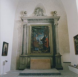 Retablo o altar fingido de los santos Pedro y Pablo en la Cartuja de Granada, de Sánchez Cotán.