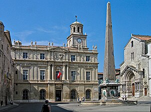 Place Republique in Arles