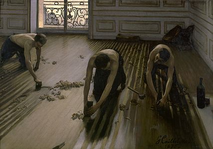 Gustave Caillebotte, Les raboteurs de parquet (The Floor Scrapers), 1875
