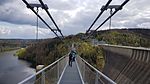 Hängebrücke über den Stausee Wendefurth