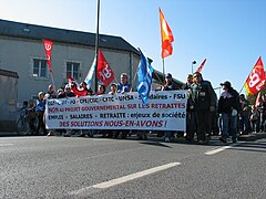 Manifestation du 12 octobre 2010 à Orléans.