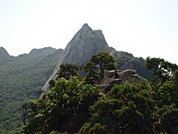 Fenghuangvuori Fengchengissä.