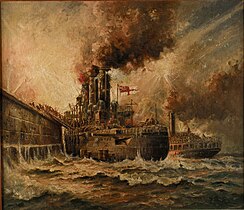 Charles John De Lacy - HMS Vindictive at Zeebrugge, 23 April 1918