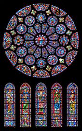 South rose window, Chartres Cathedral (1221–1230)