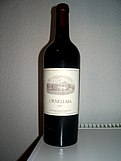 A bottle of Ornellaia Toscana wine, 1997 vintage