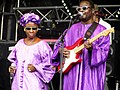Image 14Malian musical duo Amadou et Mariam are known internationally for their music, combining Malian and international influences. (from Culture of Mali)