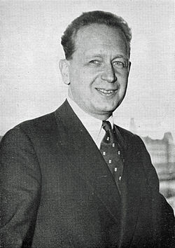 Foto af Dag Hammarskjöld fra 1950'erne.