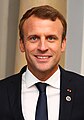 إيمانويل ماكرون رئيس الجمهورية الفرنسية منذ 14 أيار / مايو 2017